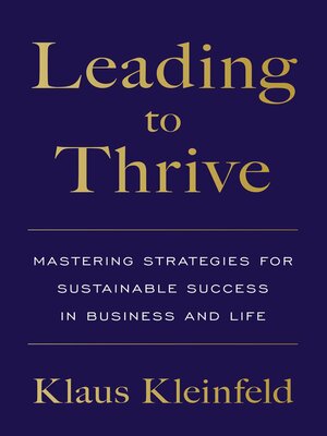 cover image of Leading to Thrive